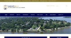 Desktop Screenshot of hopewellva.gov